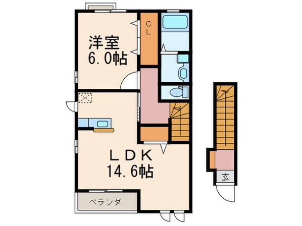 プラシード八児の物件間取画像